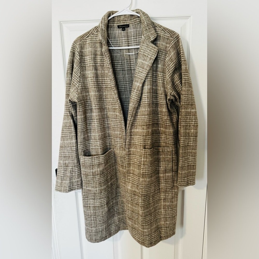 Tan/brown long lapel  jacket